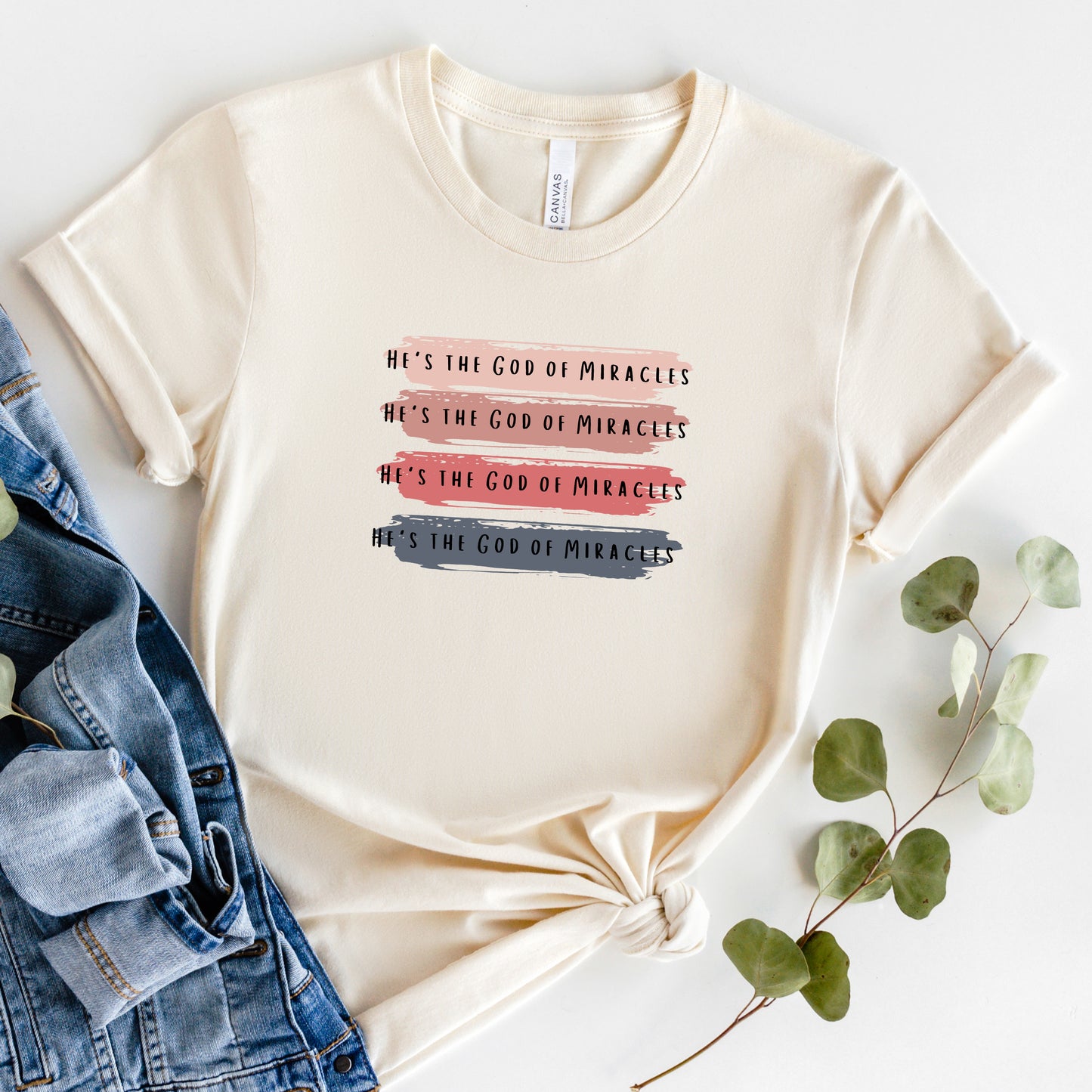He Is The God Of Miracles | Short Sleeve Crew Neck