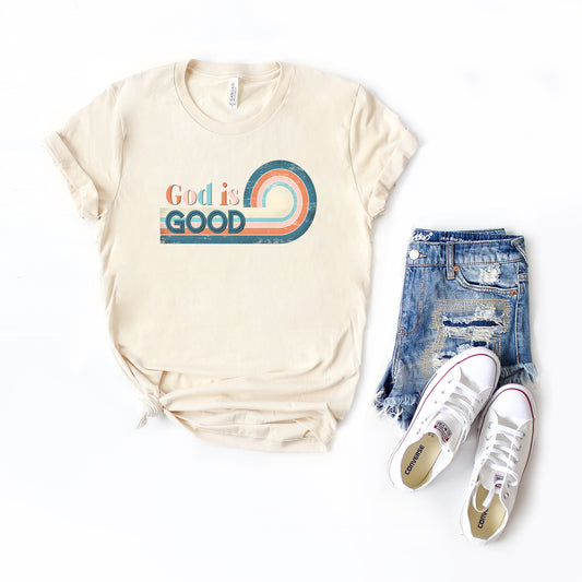 God Is Good Circle | Short Sleeve Crew Neck