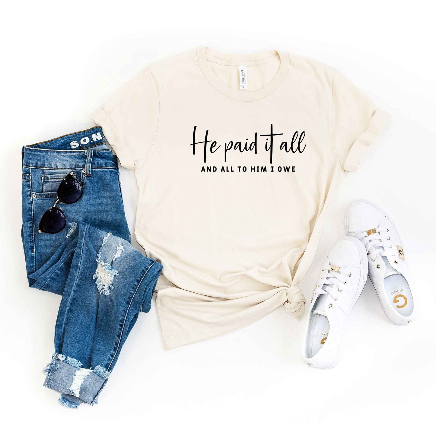 He Paid It All | Short Sleeve Crew Neck