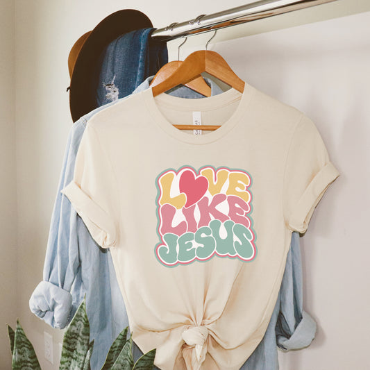 Love Like Jesus Heart | Short Sleeve Crew Neck