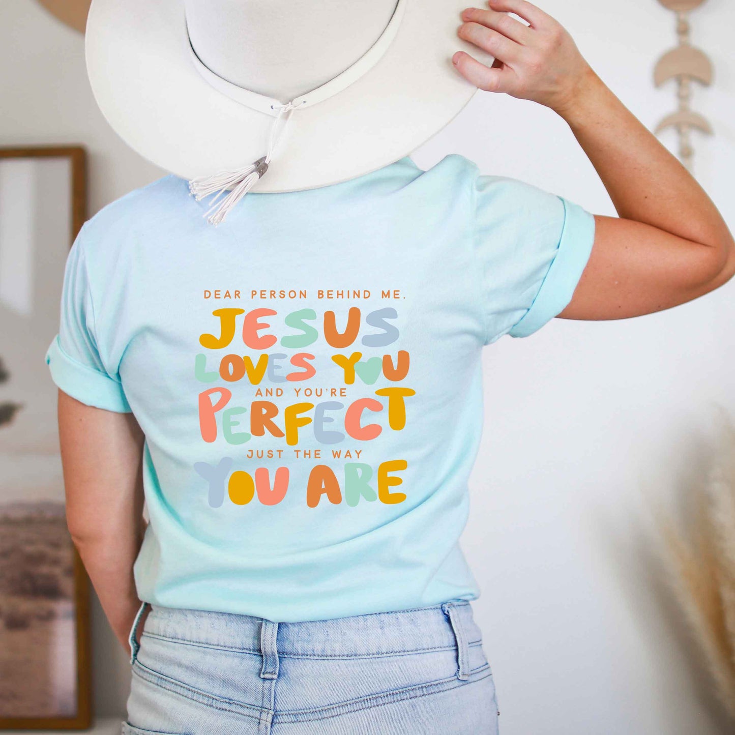 Just The Way You Are Colorful | Short Sleeve Crew Neck