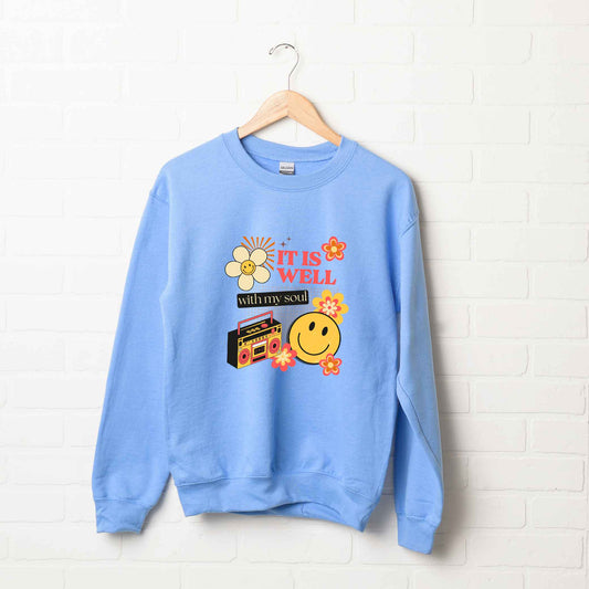 It Is Well Flower | Sweatshirt
