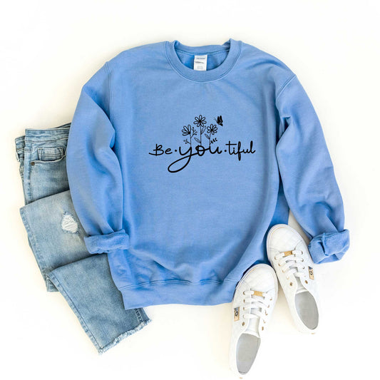 Be_You_Tiful Flowers | Sweatshirt