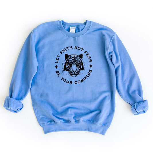 Let Faith Not Fear Tiger | Sweatshirt