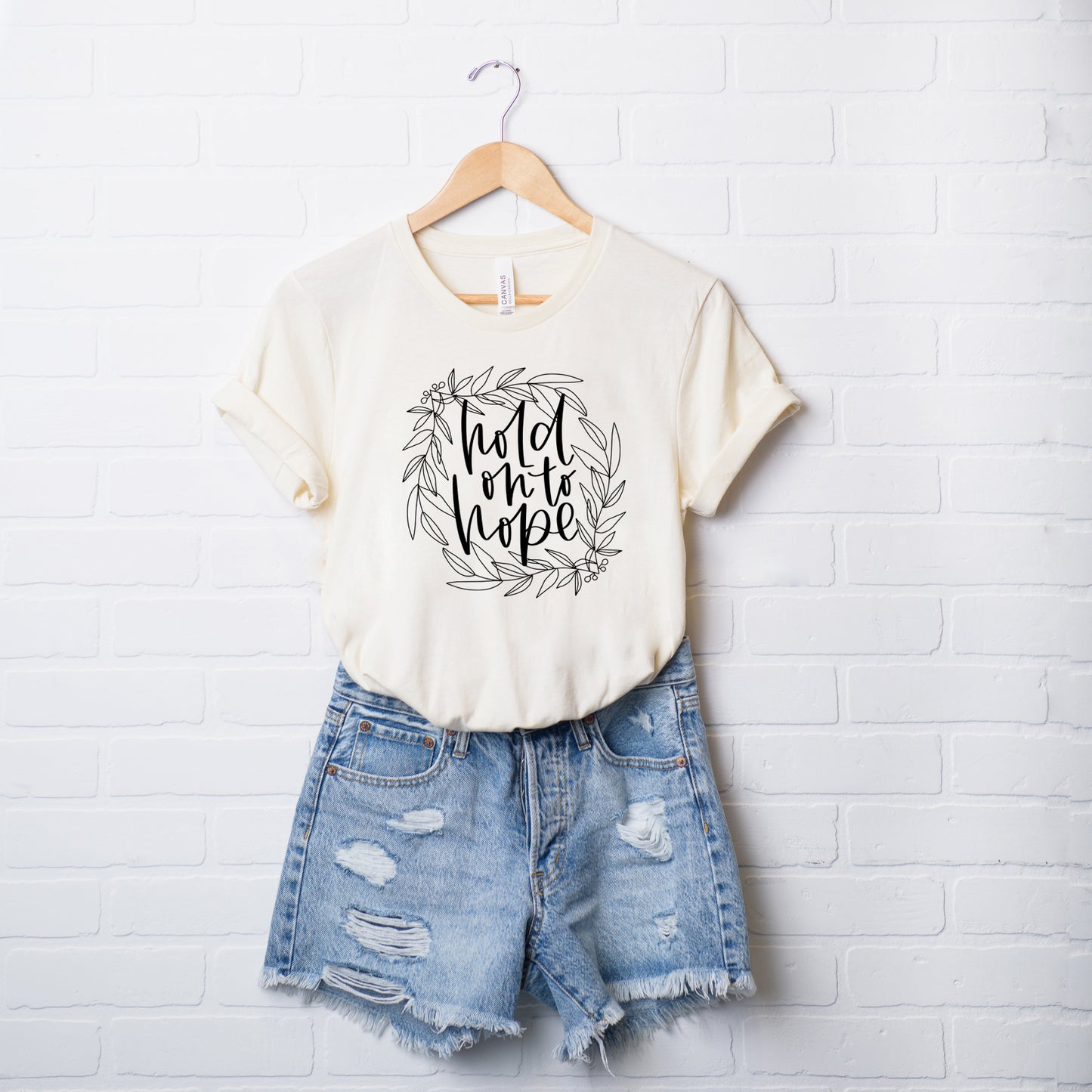 Hold On To Hope | Short Sleeve Crew Neck