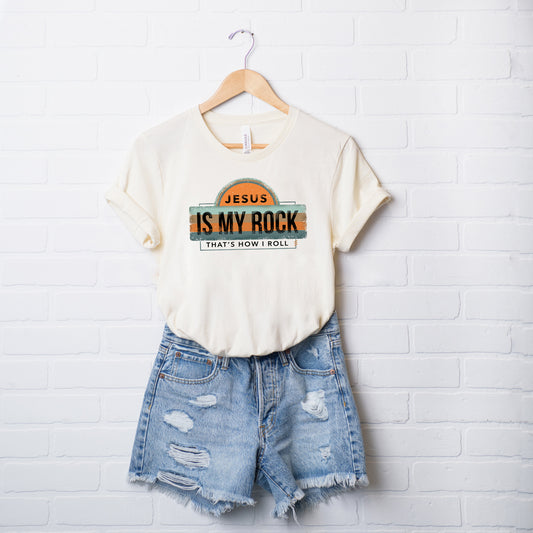 Jesus Is My Rock | Short Sleeve Crew Neck
