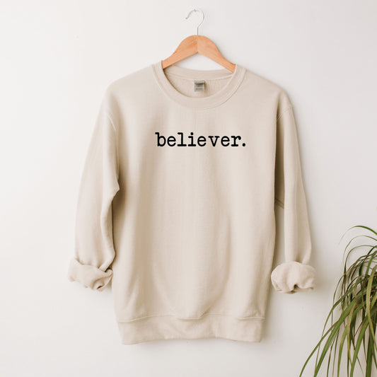 Believer Typewriter | Sweatshirt