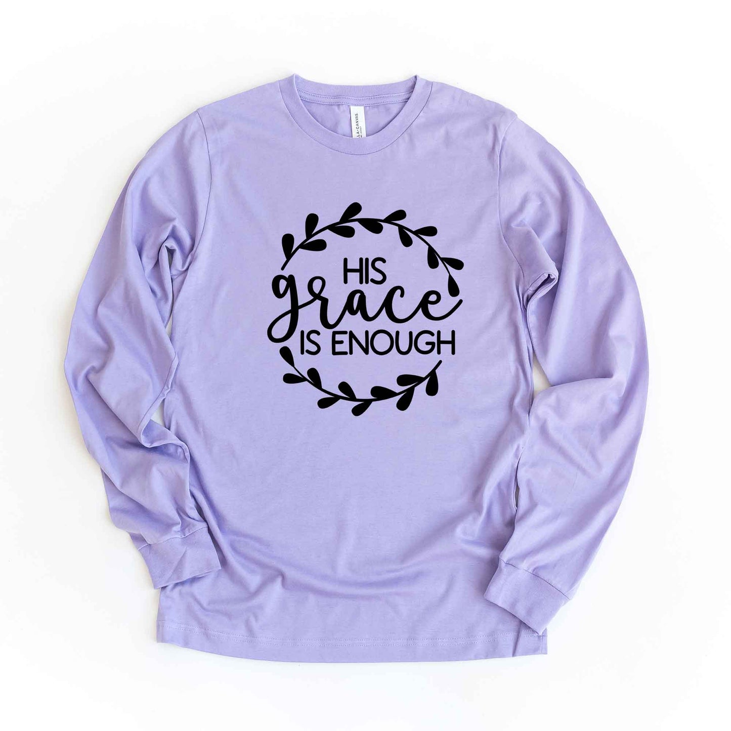 His Grace Is Enough | Long Sleeve Crew Neck