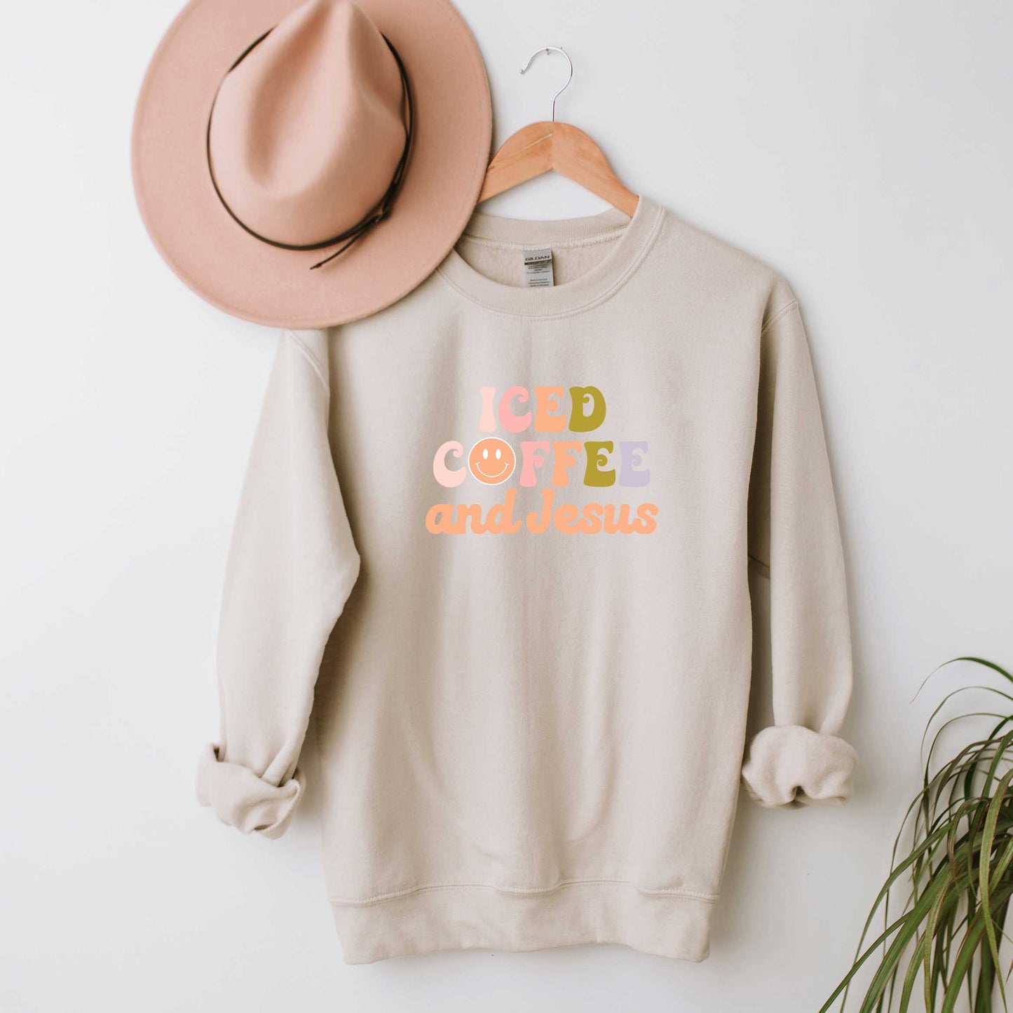 Iced Coffee And Jesus | Sweatshirt