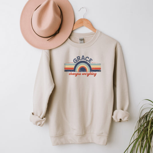 Grace Changes Everything Colorful | Sweatshirt
