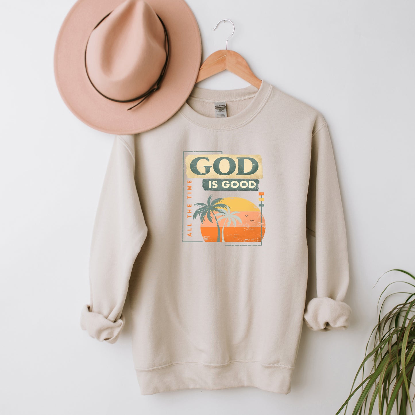 God Is Good Sunset | Sweatshirt