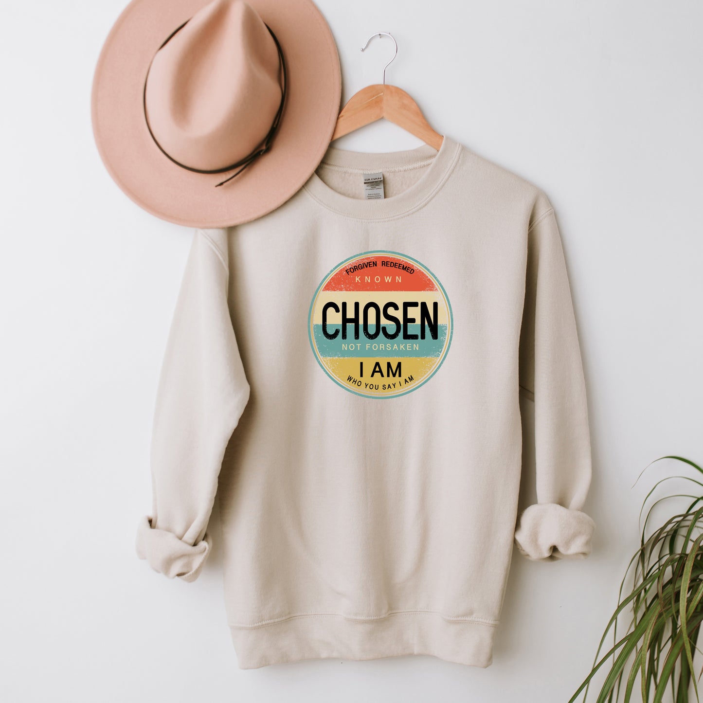 Chosen Not Forsaken Colorful | Sweatshirt