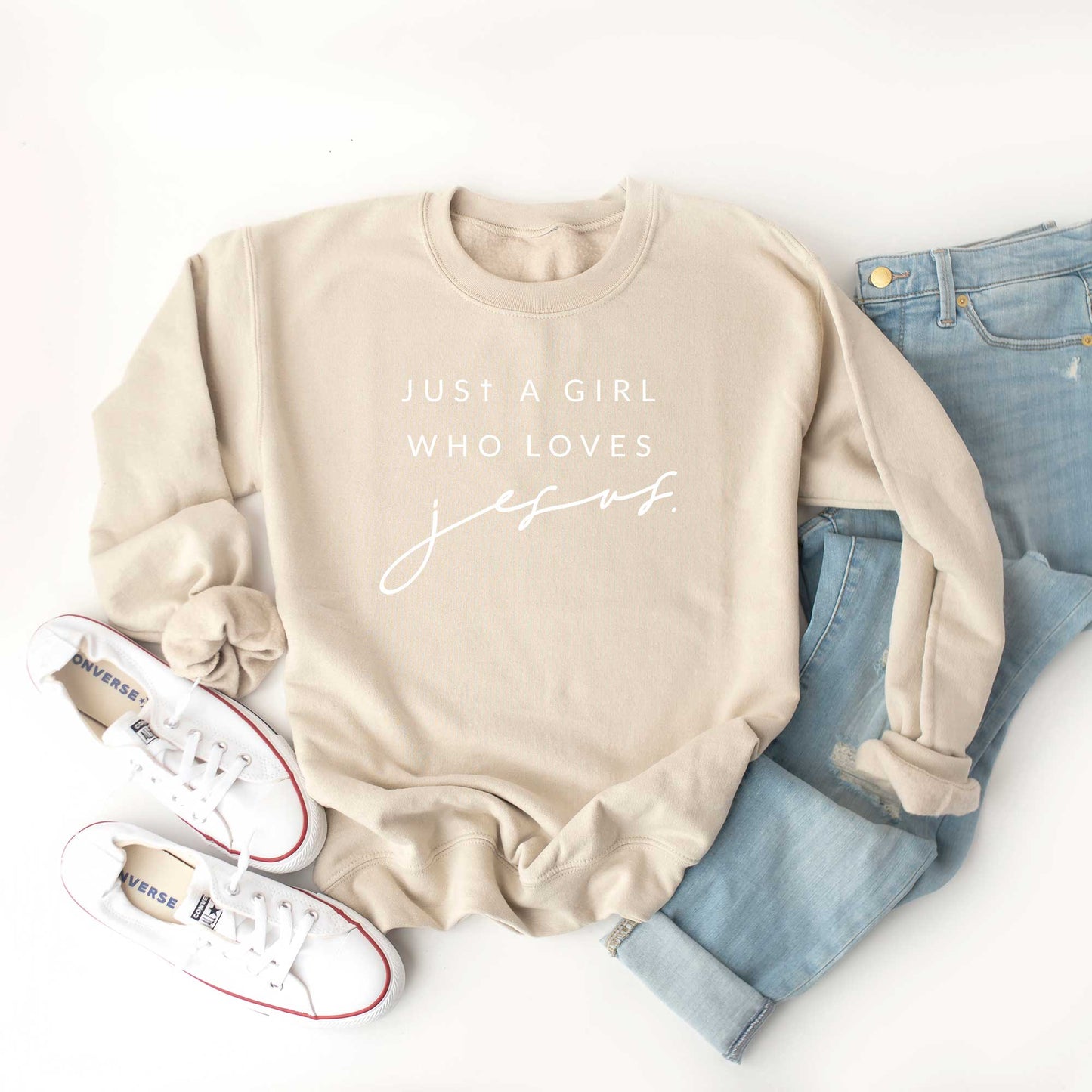 Just A Girl Who Loves Jesus | Sweatshirt