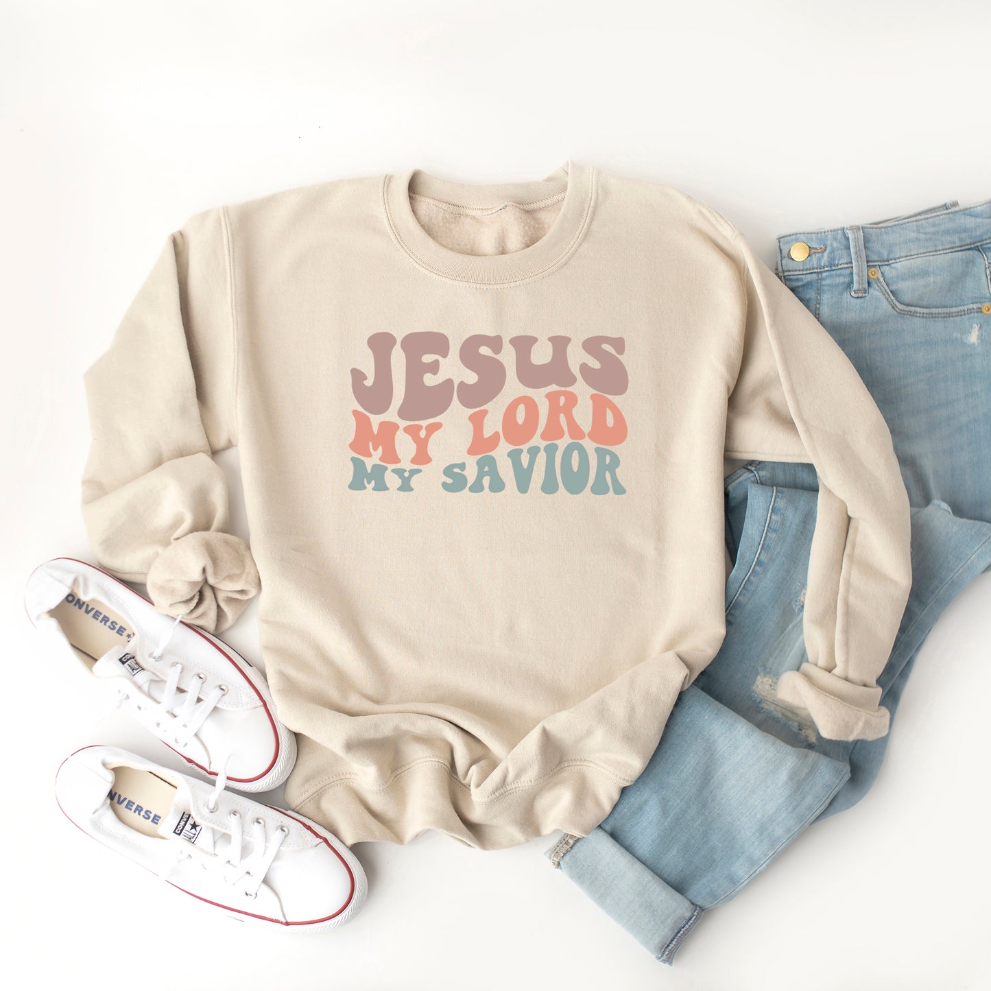 Jesus My Lord Wavy | Sweatshirt