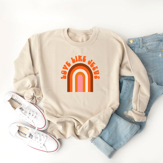 Love Like Jesus Rainbow | Sweatshirt
