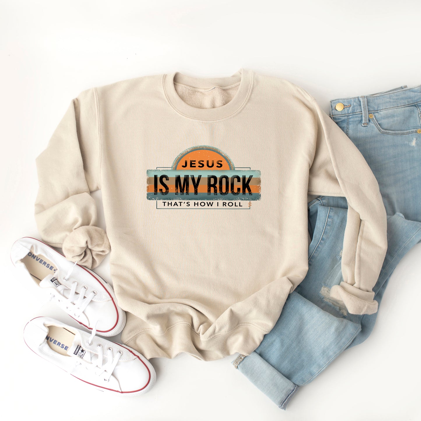 Jesus Is My Rock | Sweatshirt