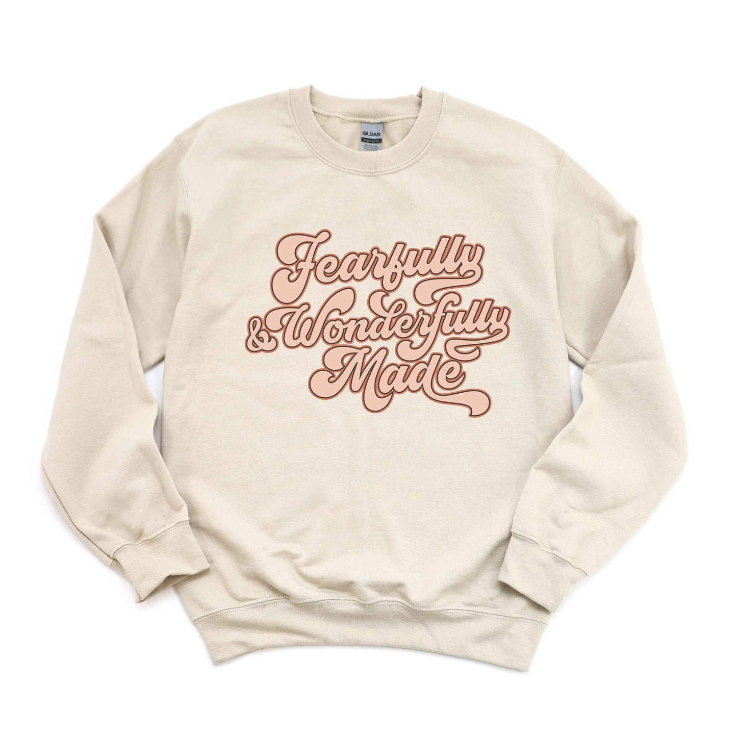 Retro Fearfully And Wonderfully Made | Sweatshirt
