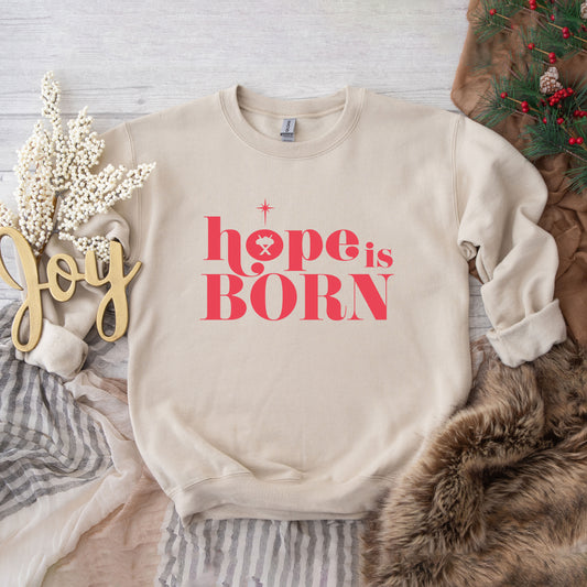 Hope Is Born Manger | Sweatshirt