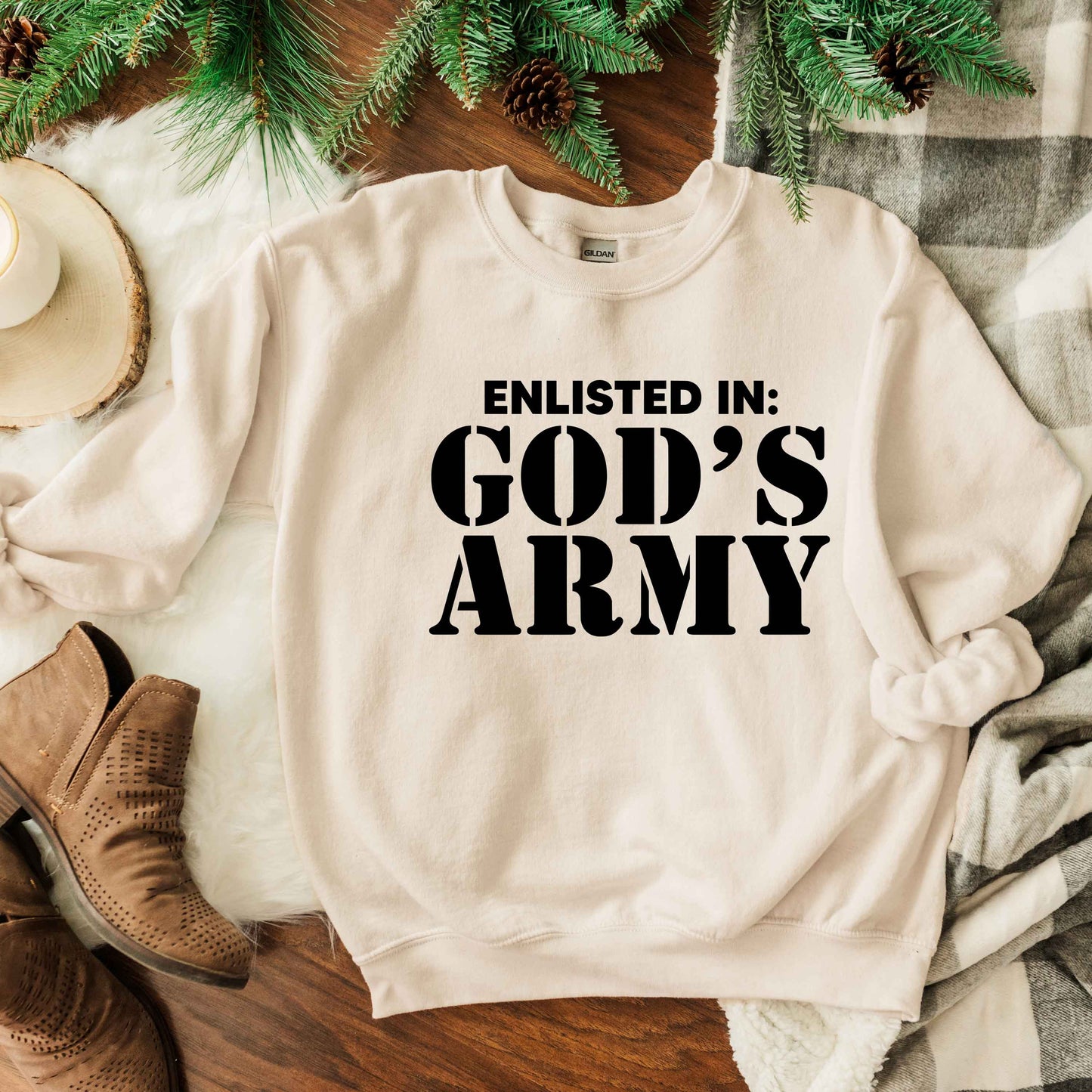 Enlist In God's Army | Sweatshirt