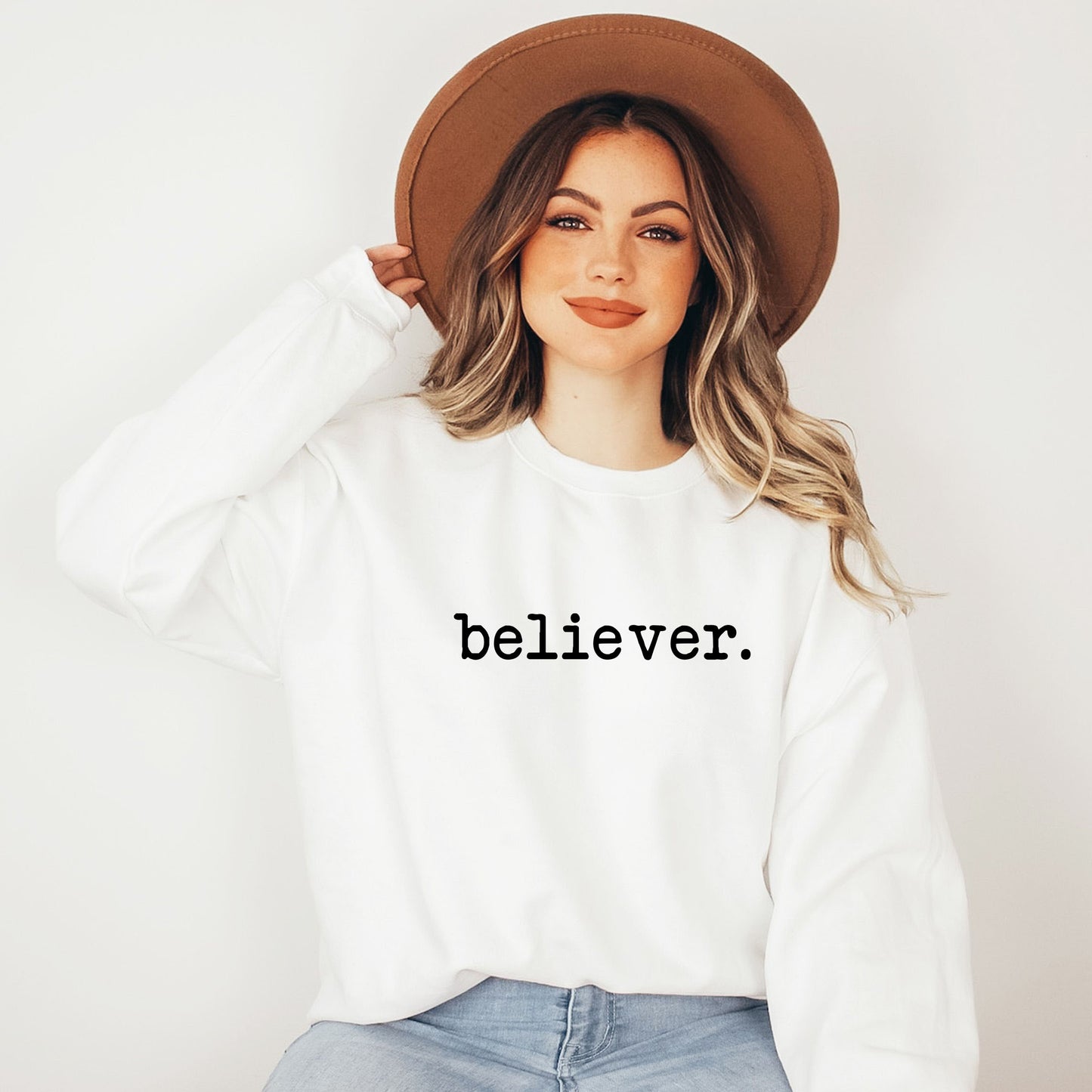 Believer Typewriter | Sweatshirt