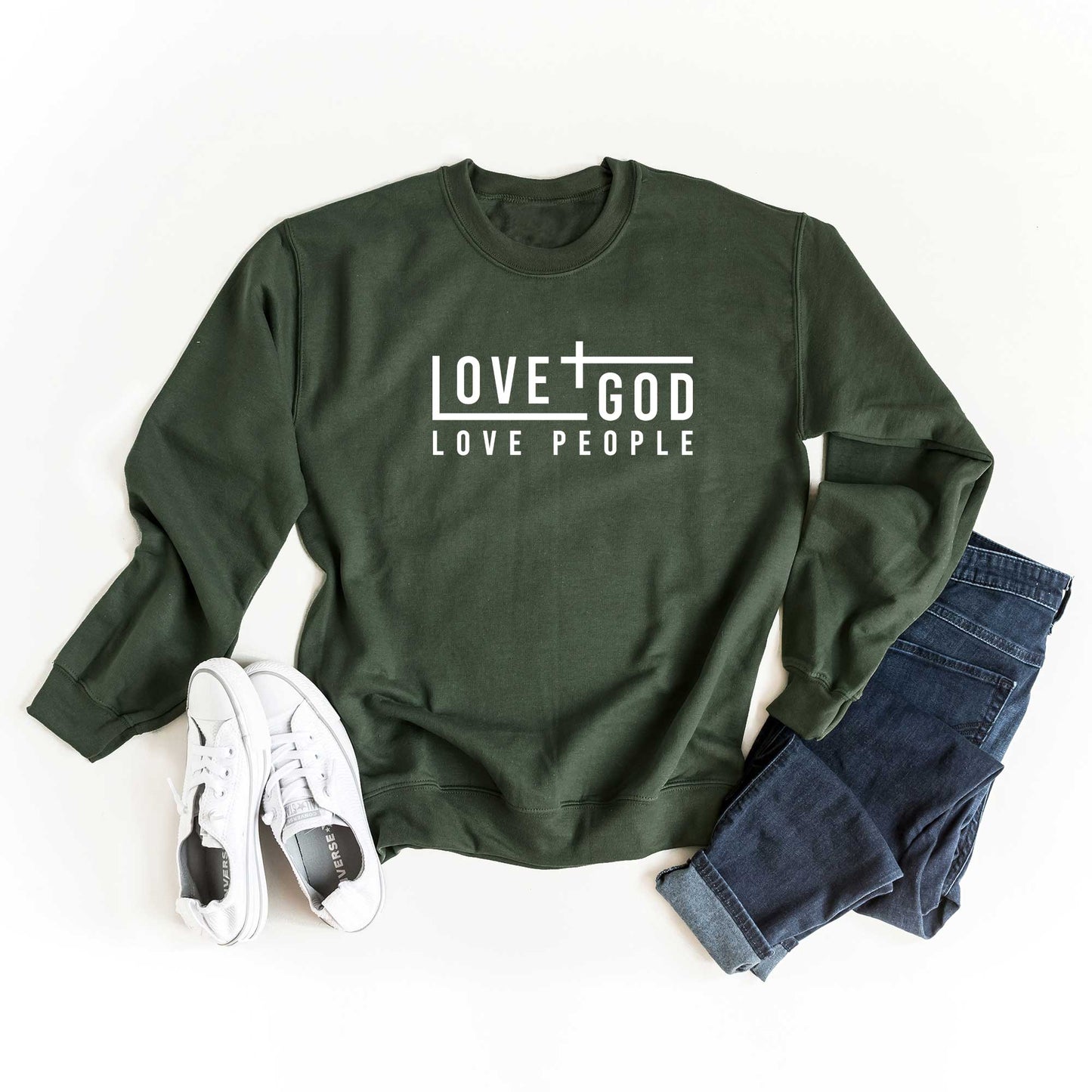 Love God Love People | Sweatshirt