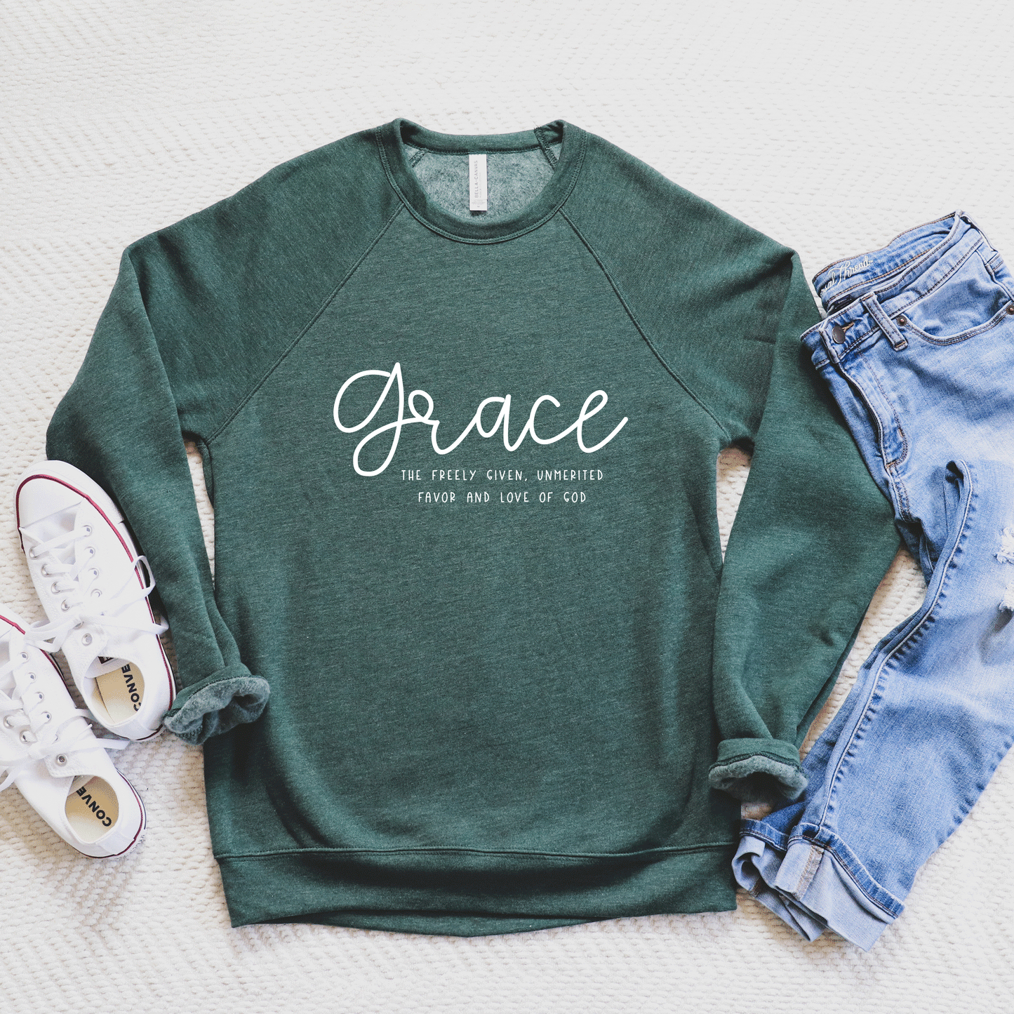Grace Love Of God | Bella Canvas Premium Sweatshirt