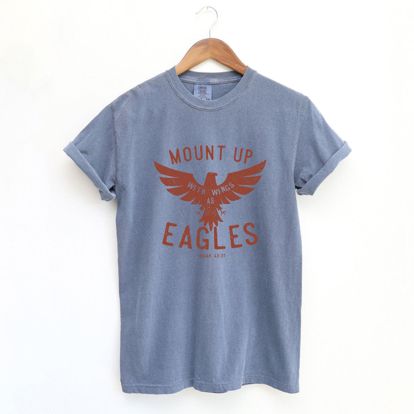 Wings As Eagles | Garment Dyed Teee