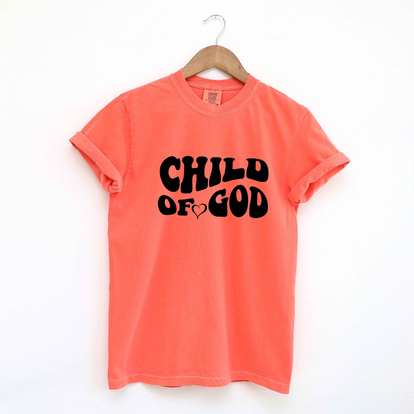 Child Of God Heart | Garment Dyed Tee