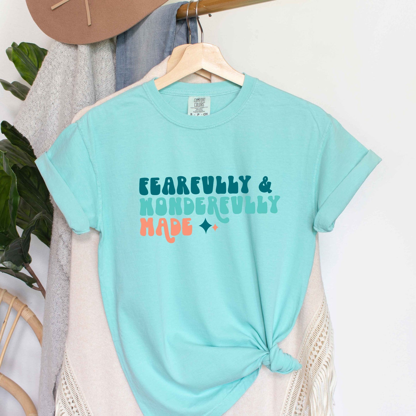 Fearfully and Wonderfully Made Colorful | Garment Dyed Tee