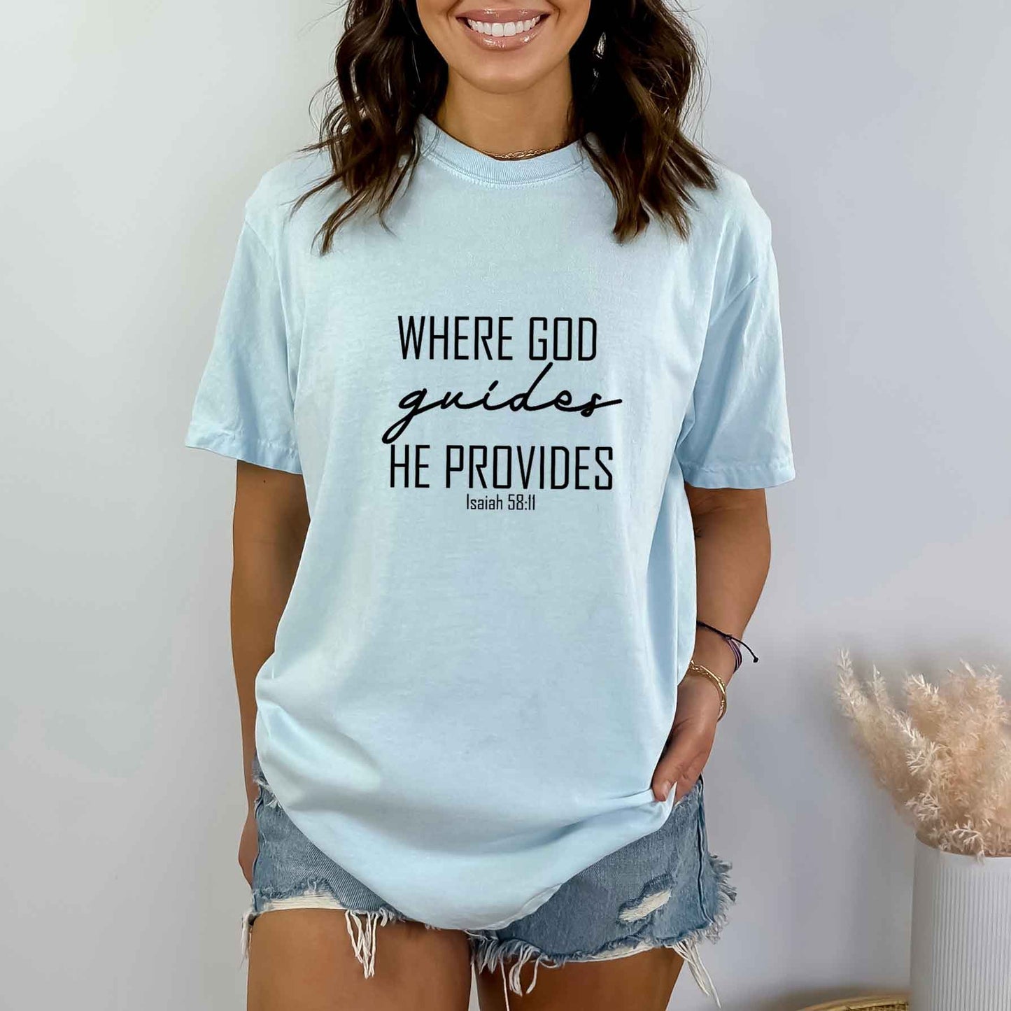 God Provides | Garment Dyed Tee