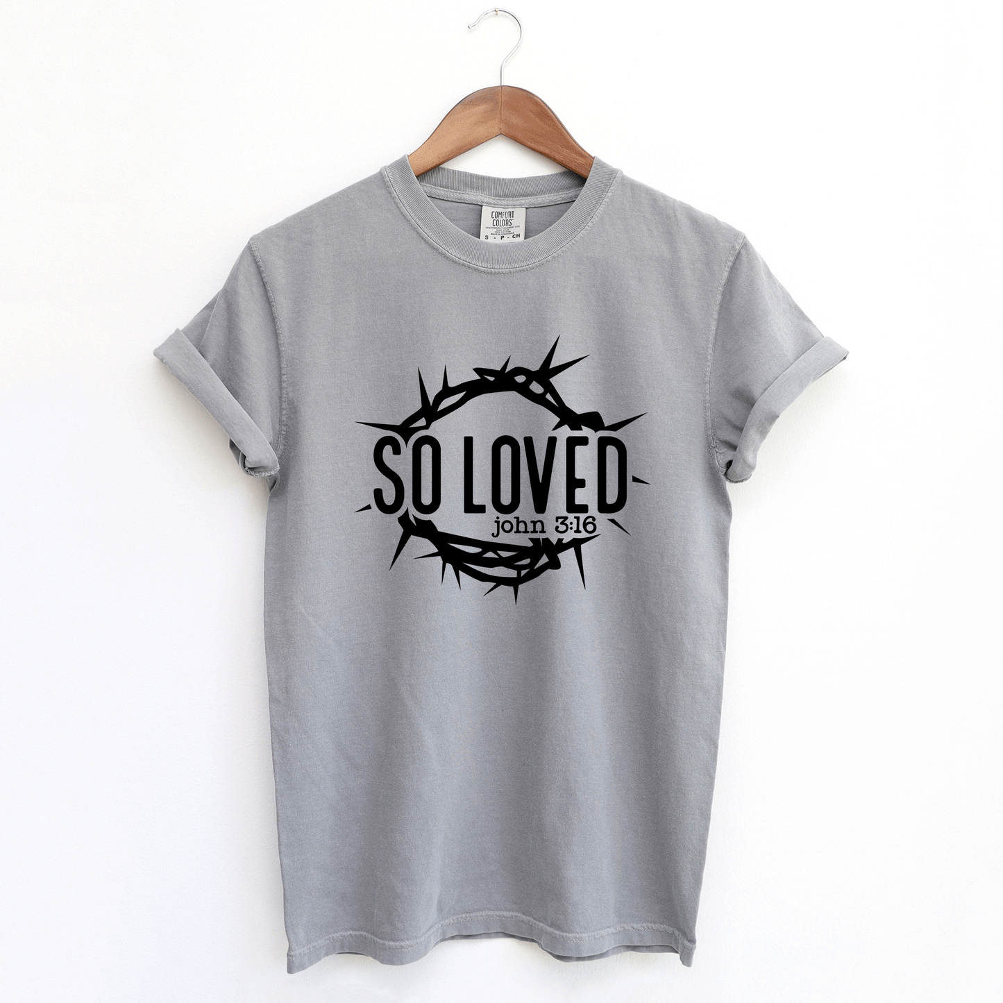 So Loved Scripture | Garment Dyed Tee