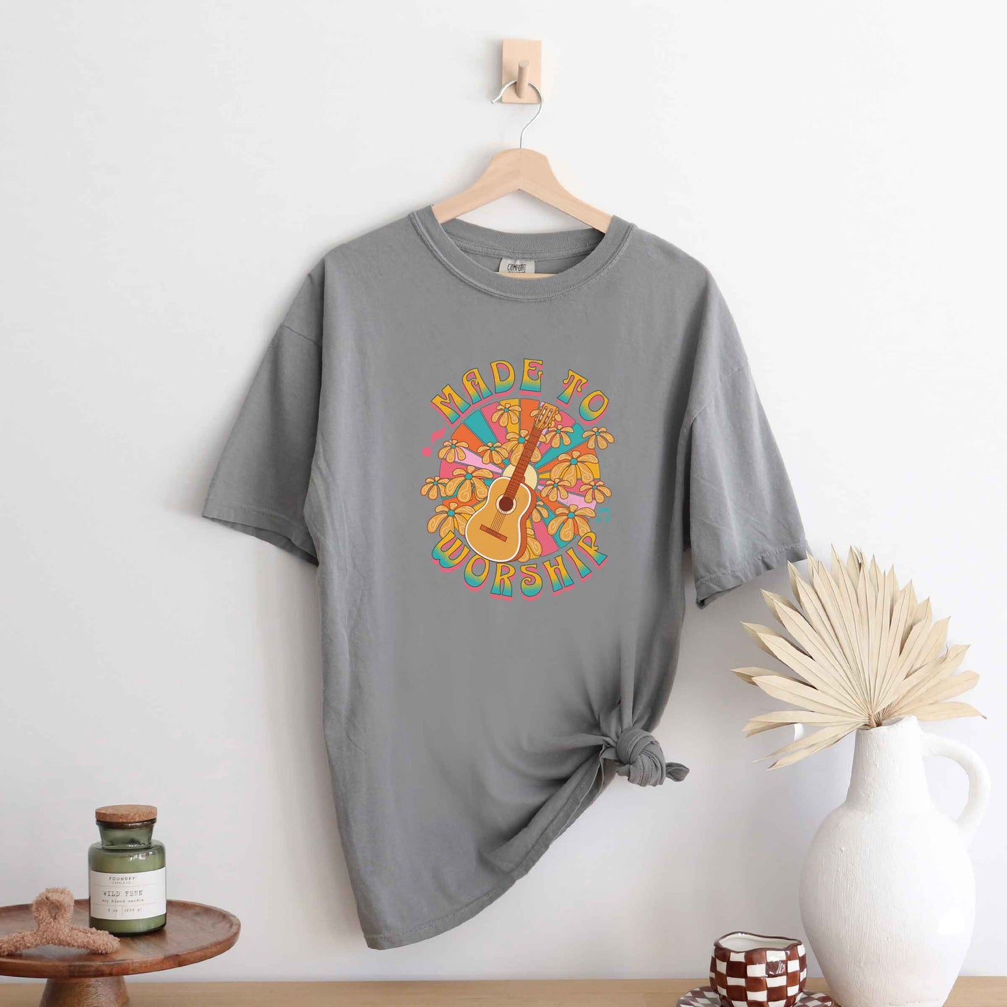 Made To Worship Guitar | Garment Dyed Tee