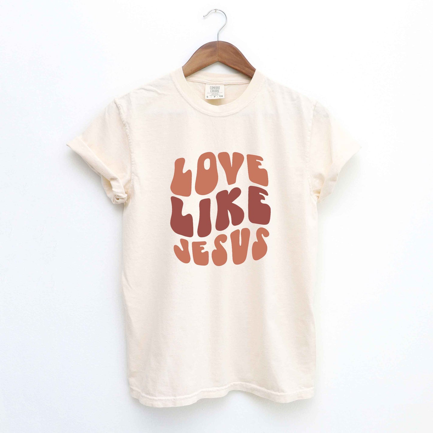 Retro Love Like Jesus | Garment Dyed Tee