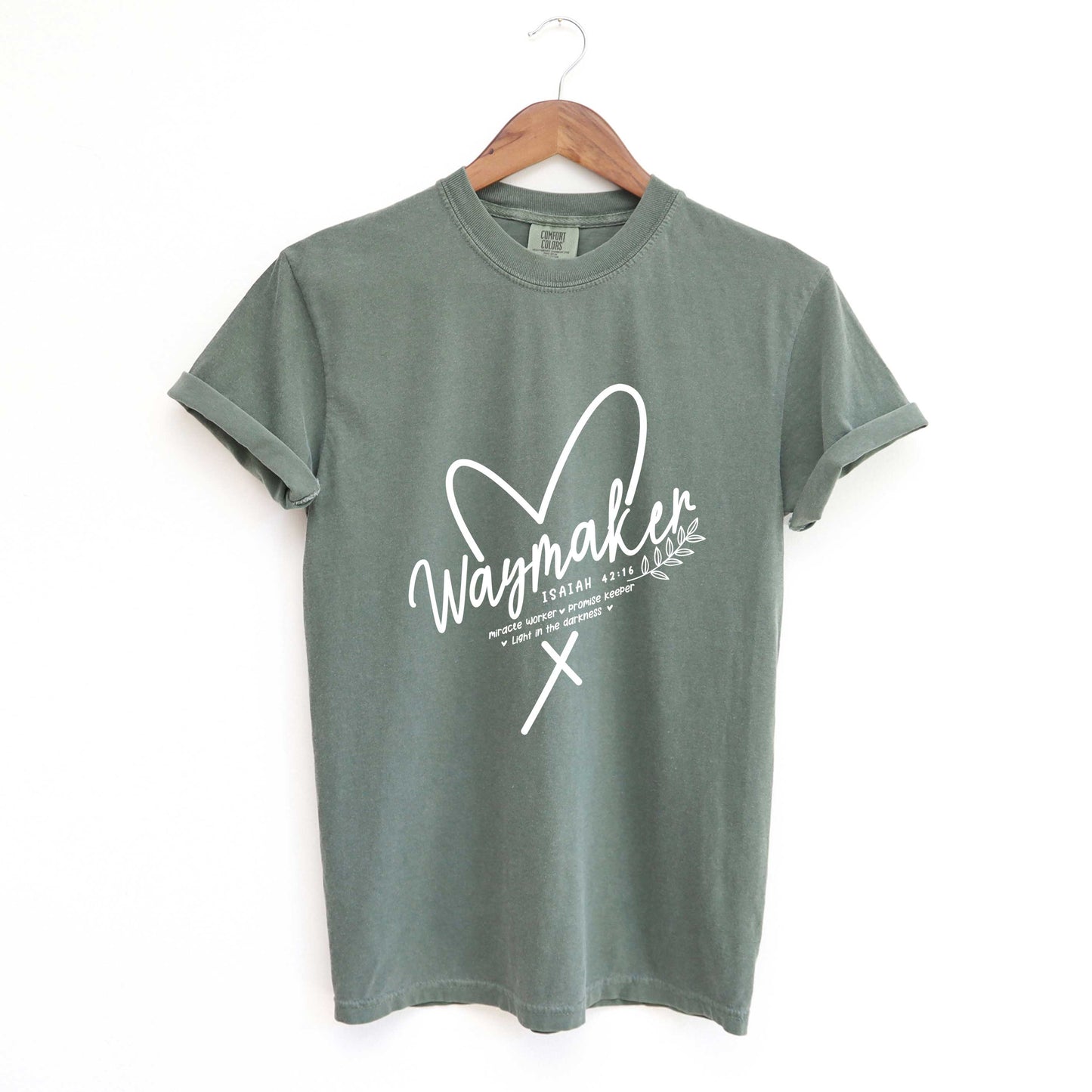 Waymaker Heart | Garment Dyed Tees