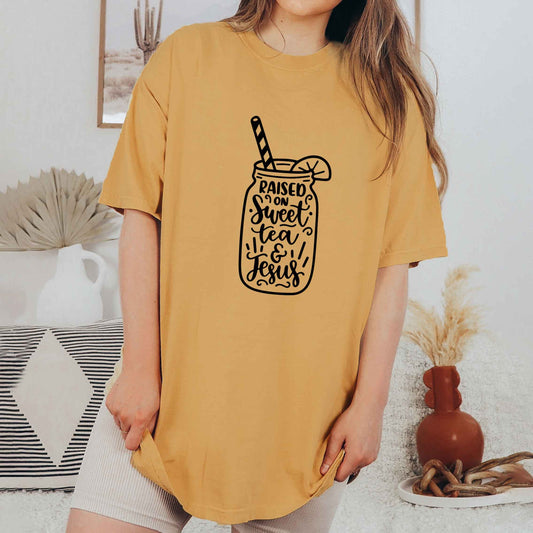 Sweet Tea and Jesus | Garment Dyed Tee