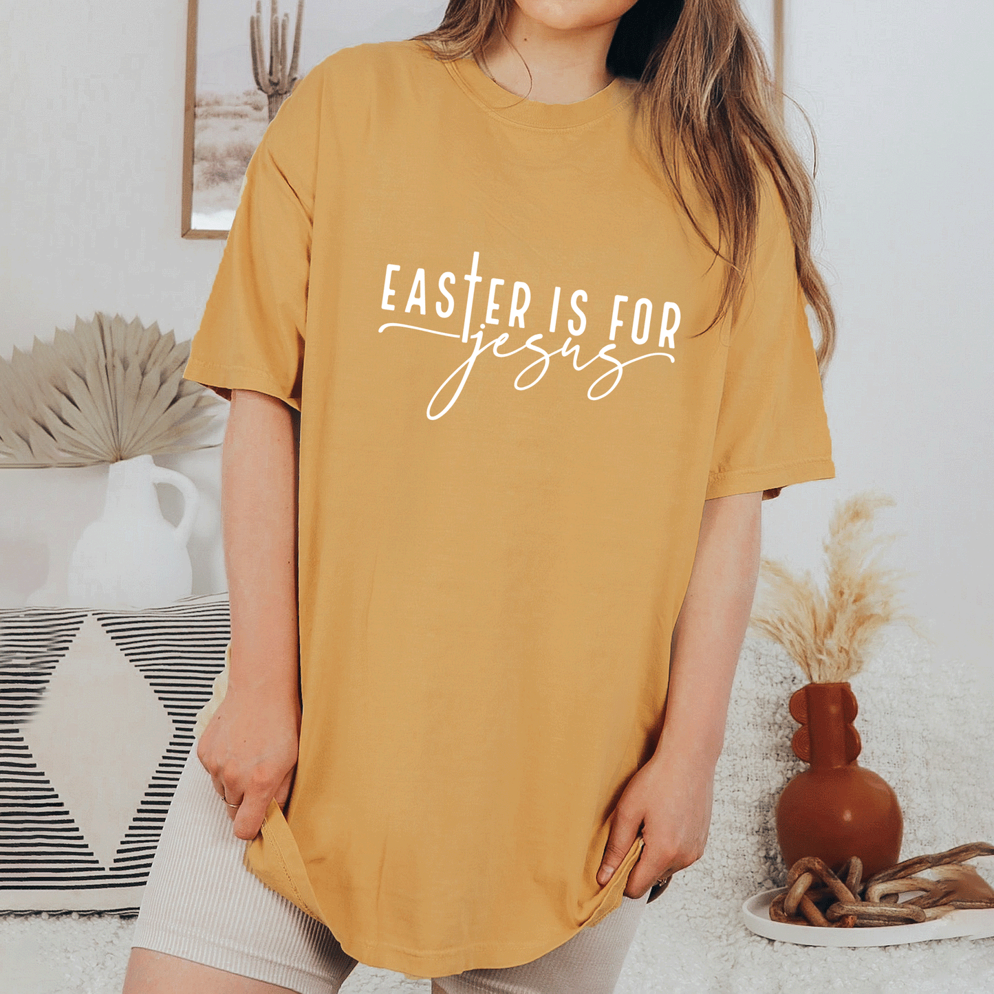 Easter Is For Jesus | Garment Dyed Tee