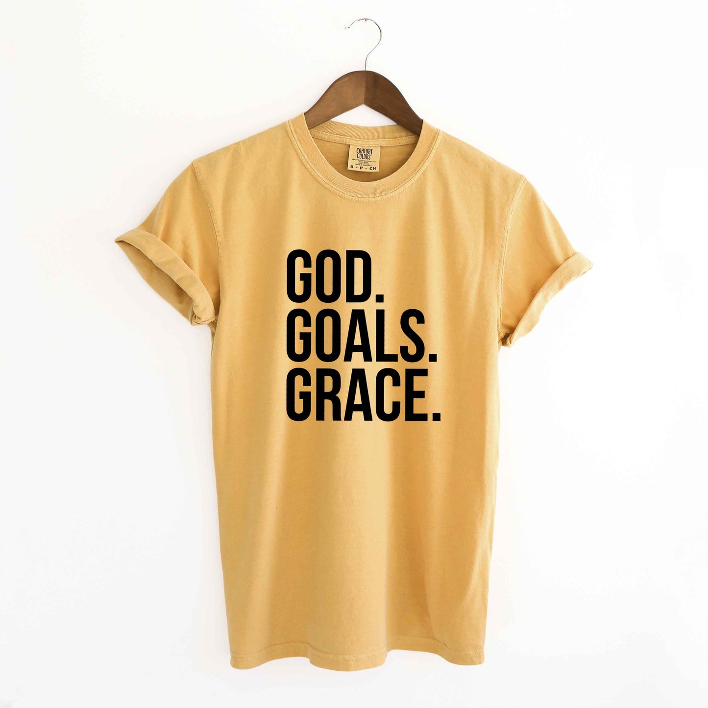 God Goals Grace | Garment Dyed Tee