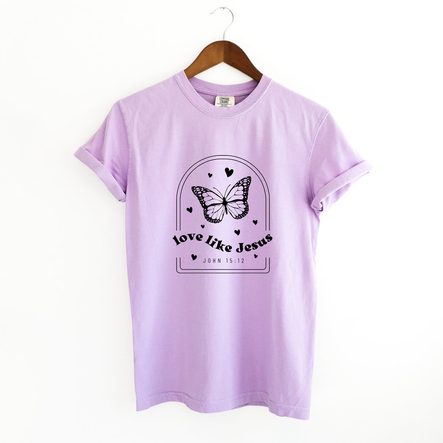 Love Like Jesus Butterfly | Garment Dyed Tee
