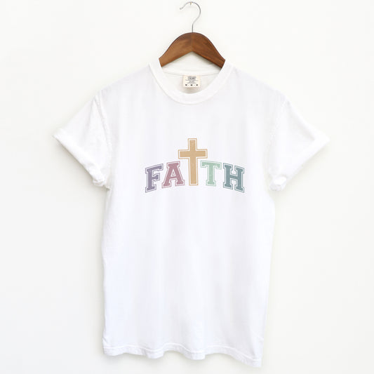 Faith Cross | Garment Dyed Tee