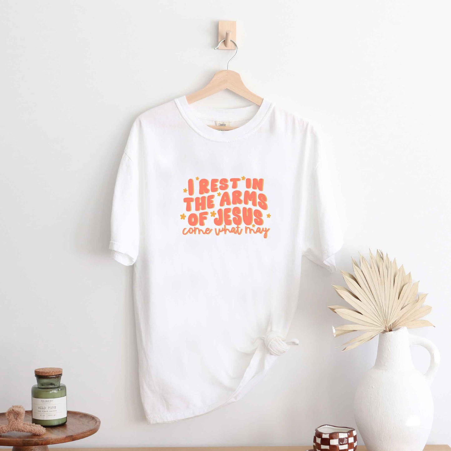 Rest Arms of Jesus | Garment Dyed Tee