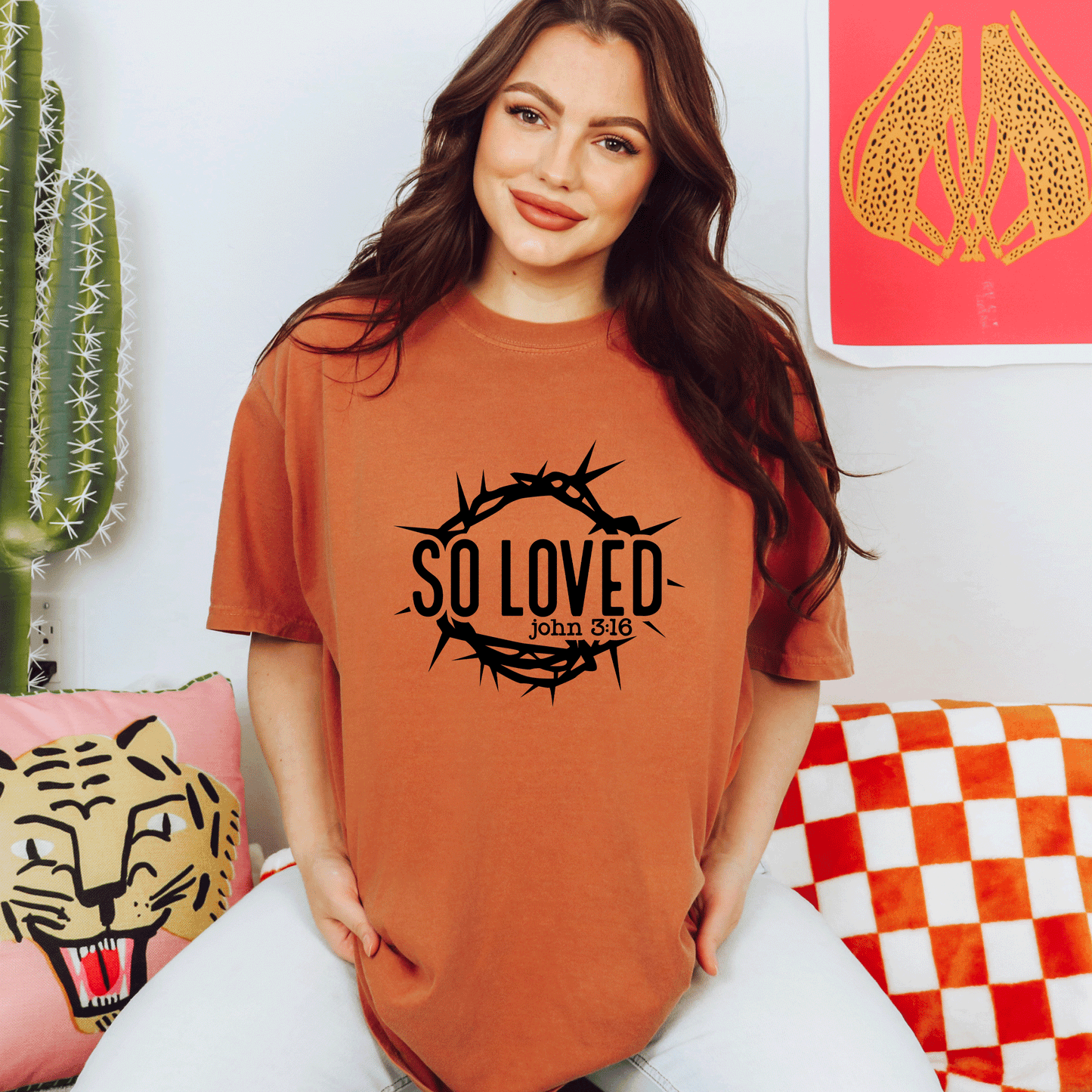 So Loved Scripture | Garment Dyed Tee