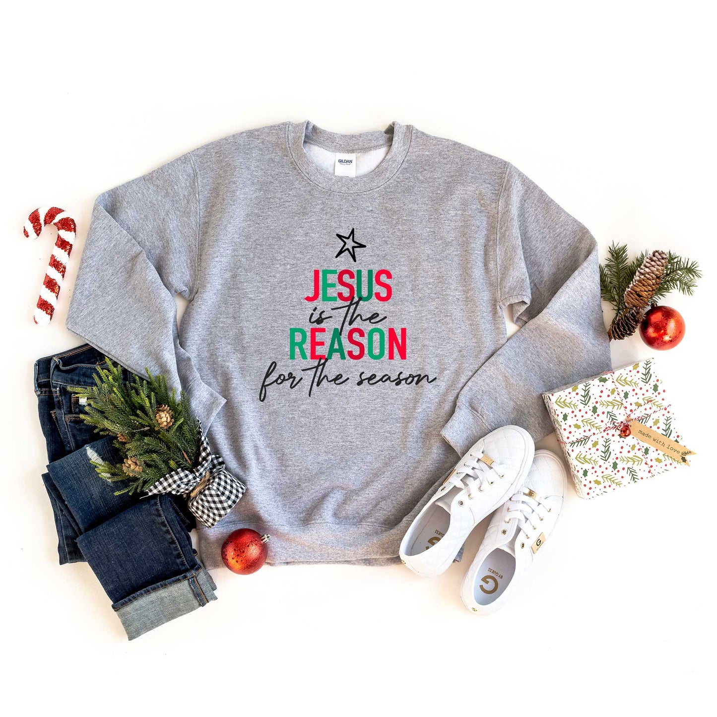 Reason For The Season Colorful | Sweatshirt