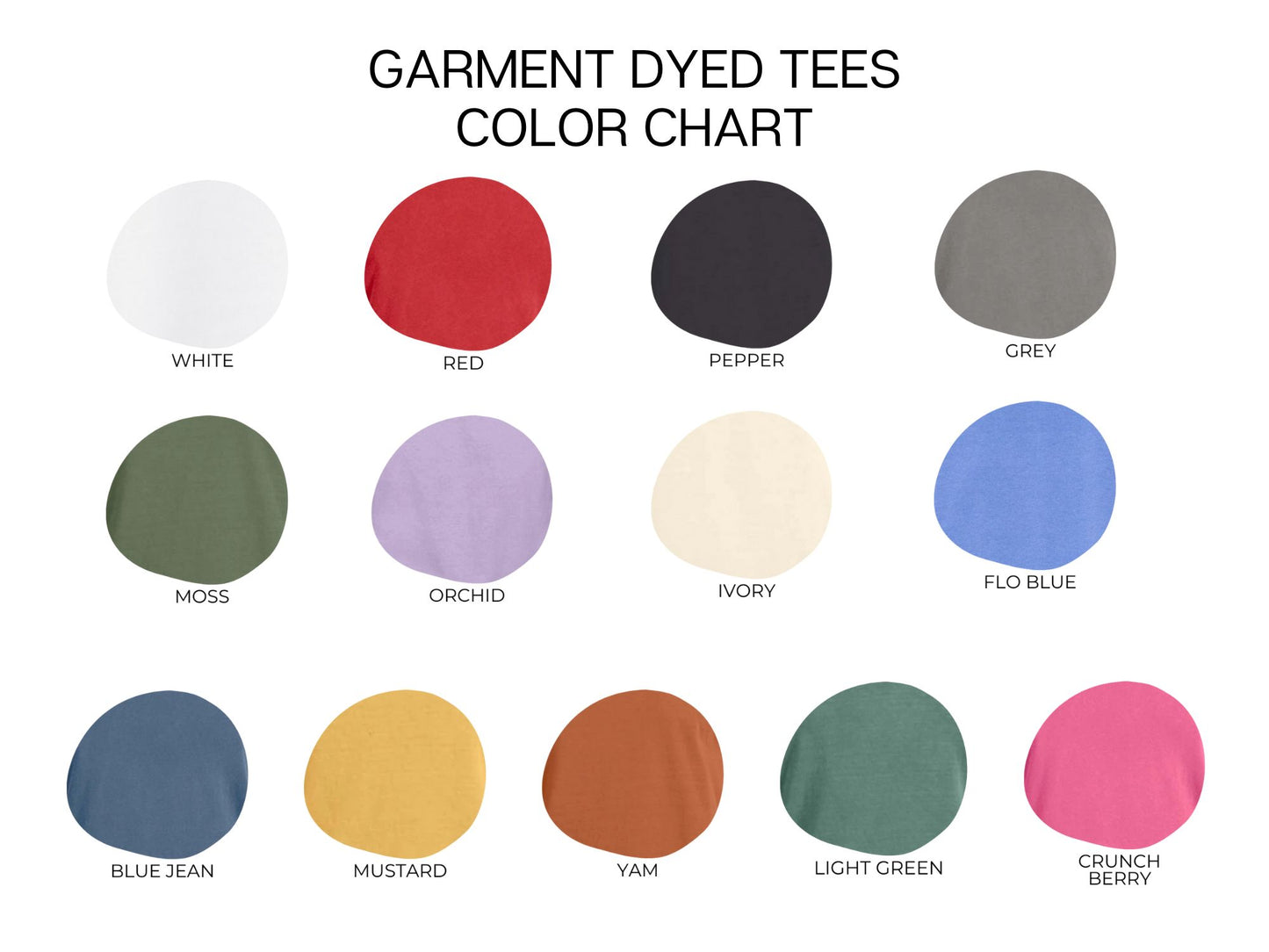 Today I Choose Peace Flowers | Garment Dyed Tee