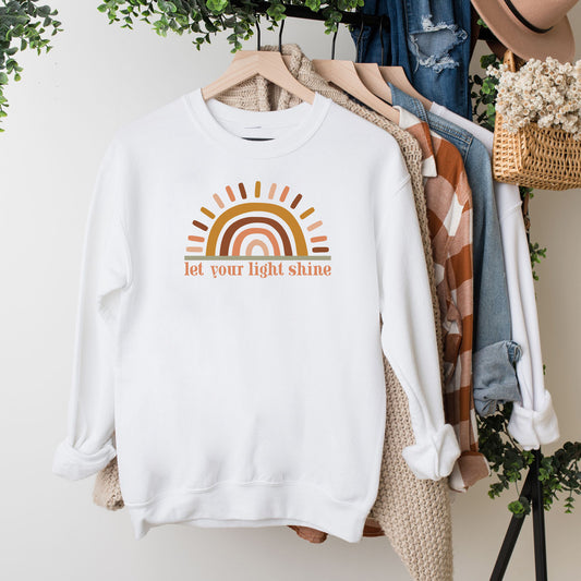 Let Your Light Shine Colorful Sun | Sweatshirt