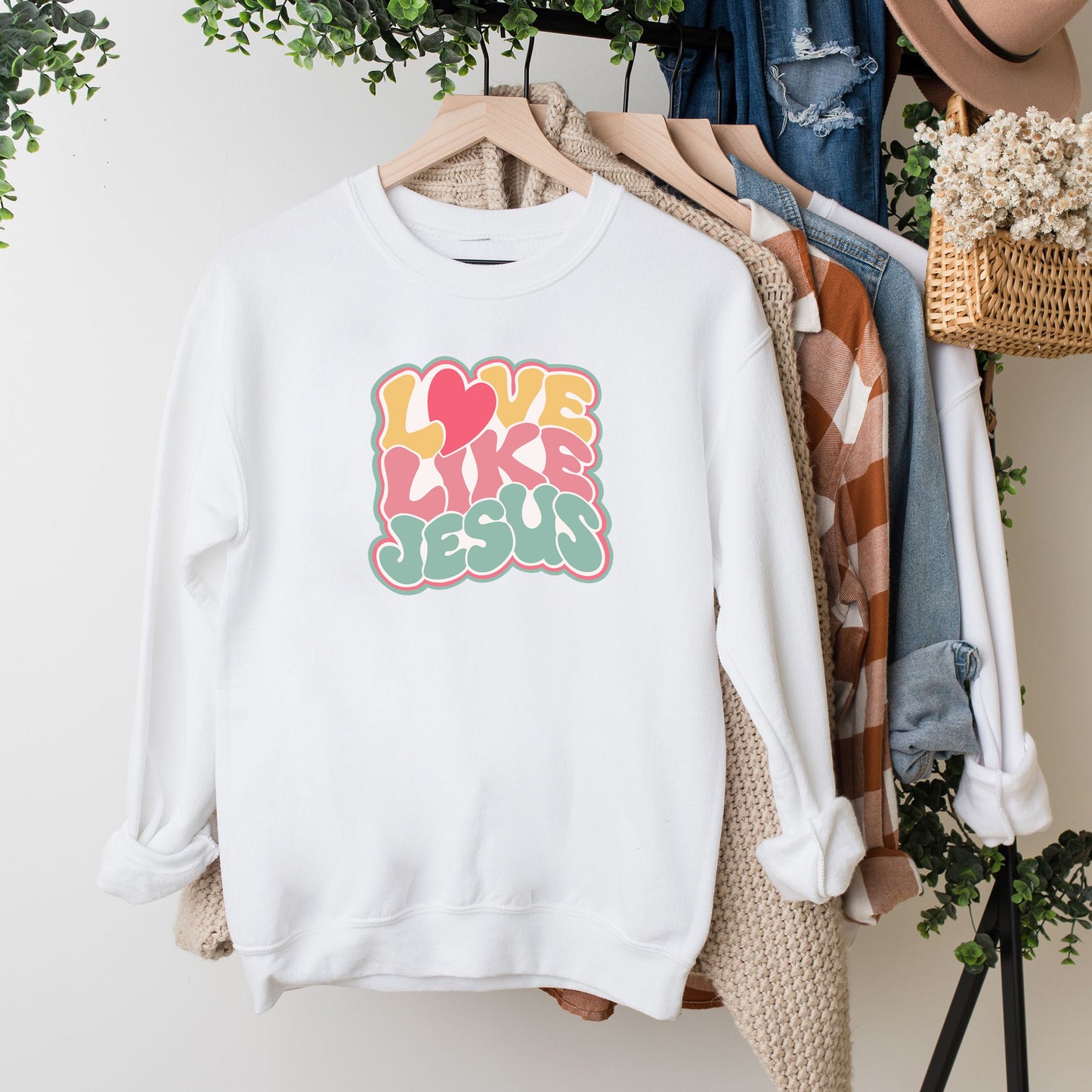 Love Like Jesus Heart | Sweatshirt