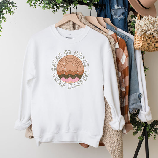 Vintage Saved By Grace | Sweatshirt