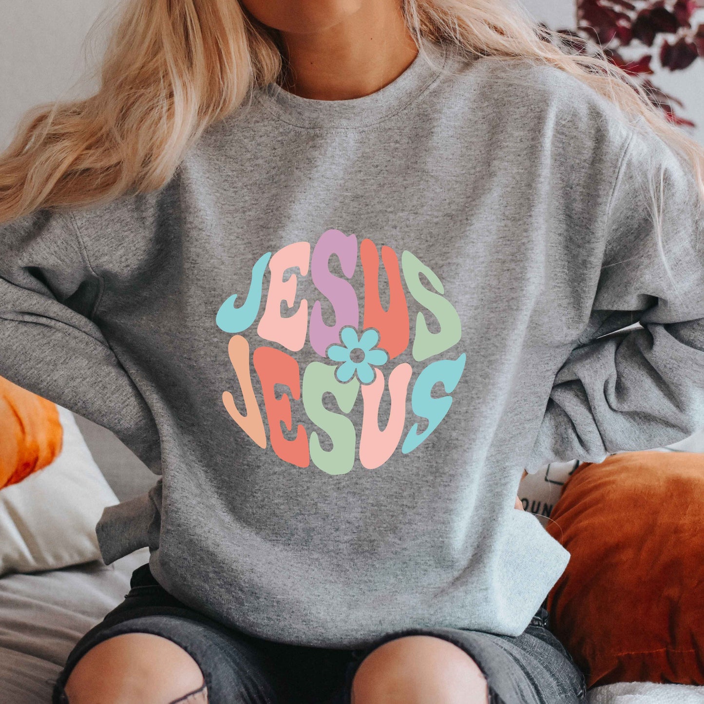 Jesus Flowers | Sweatshirt