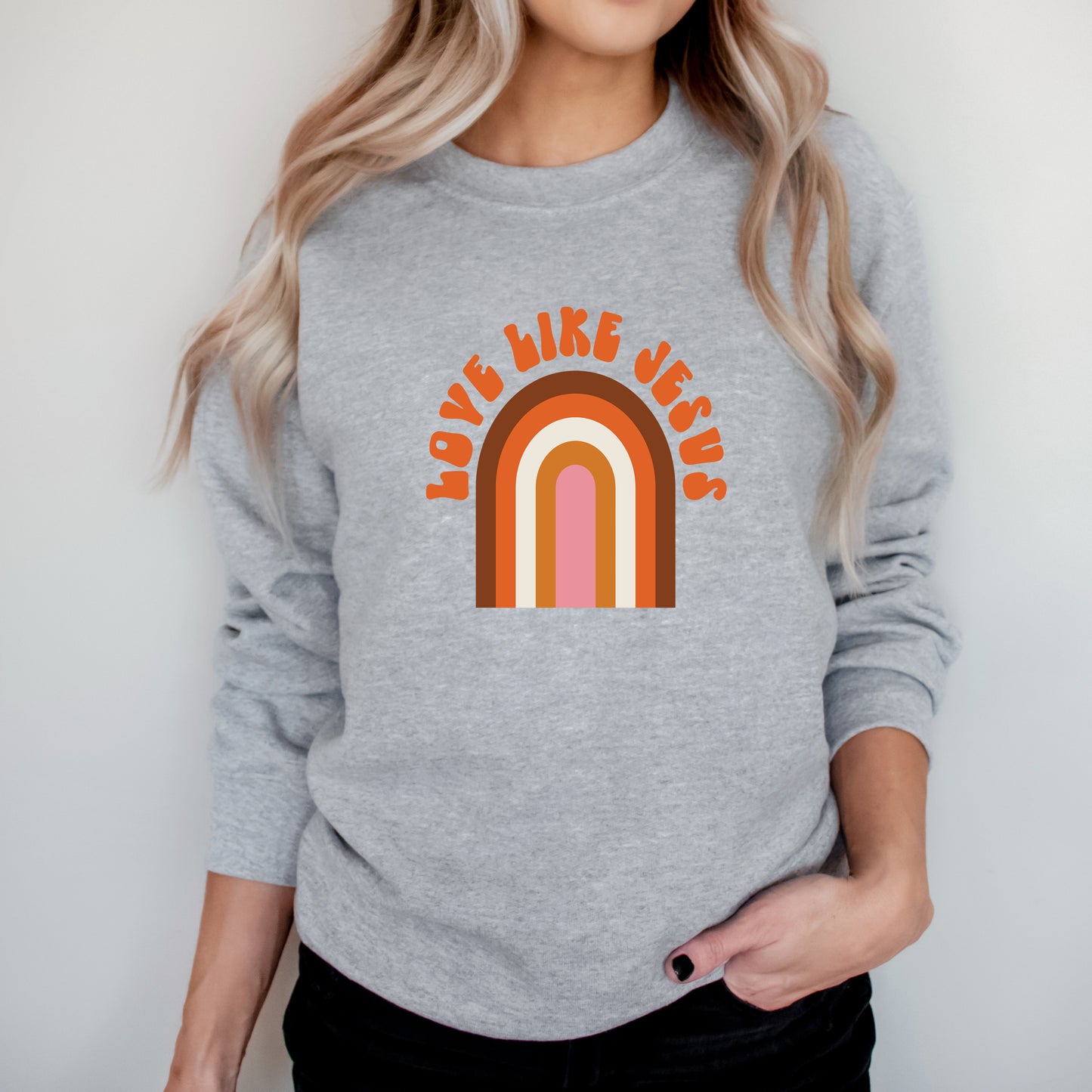 Love Like Jesus Rainbow | Sweatshirt