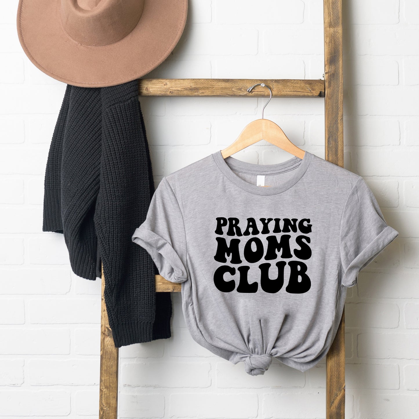 Praying Moms Club | Short Sleeve Crew Neck