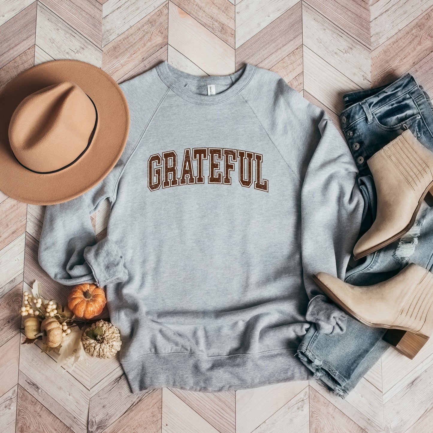 Grateful Grunge | Bella Canvas Premium Sweatshirt